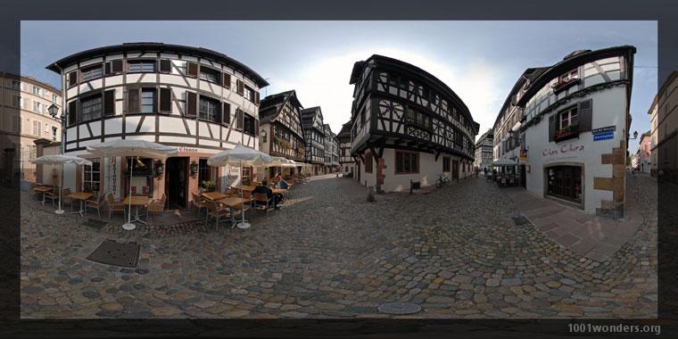 Panography in print mode : Rue du bain aux plantes