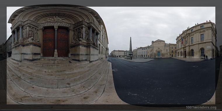 Panography in print mode : Place de la République