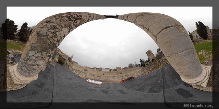 Panography in print mode : Amphitheatre