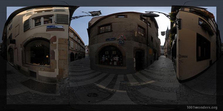 Panography in print mode : Rue du sanglier